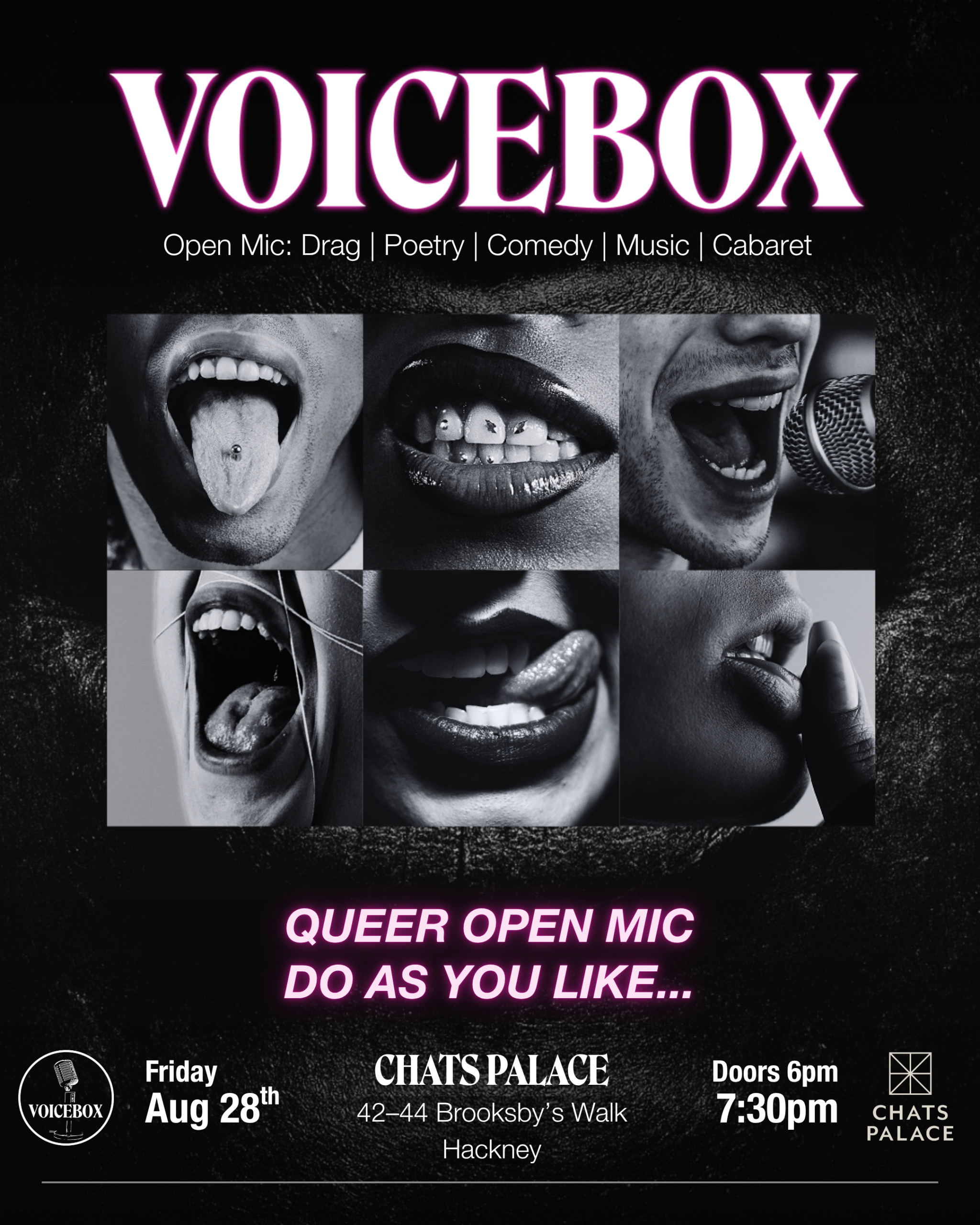 VOICEBOX at Chats Palace